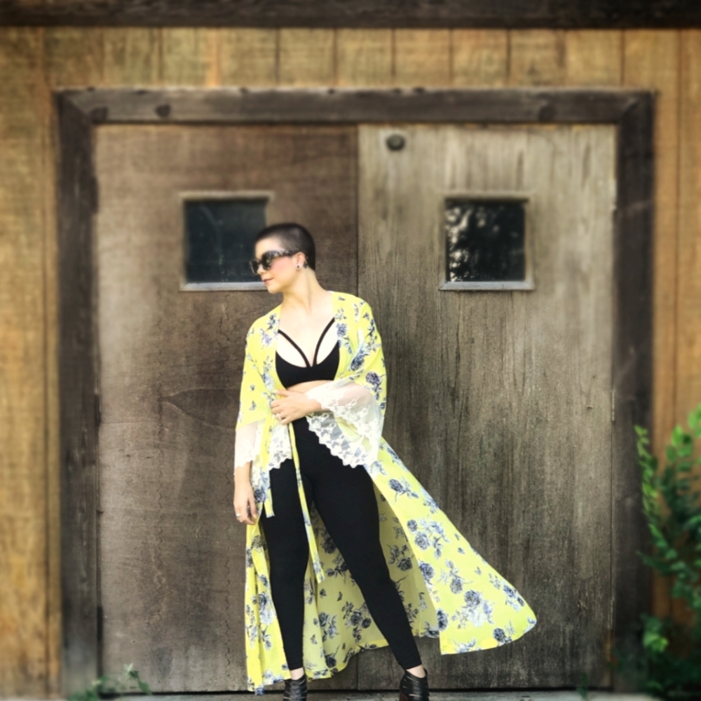 Long kimono duster